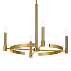 Kichler Lighting 52426BNB Brushed Natural Brass Tolani 20.25'' 4-light Chandelier In Brushed Natural Brass Image 4