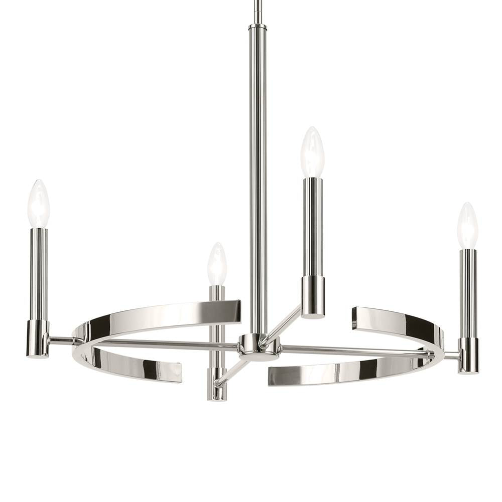 Kichler Lighting 52426PN Polished Nickel Tolani 20.25'' 4-light Chandelier In Polished Nickel Image 4