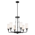 Kichler Lighting 52451BKT Textured Black Chandelier 6lt Image 1