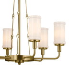 Kichler Lighting 52451NBR Natural Brass Chandelier 6lt Image 3