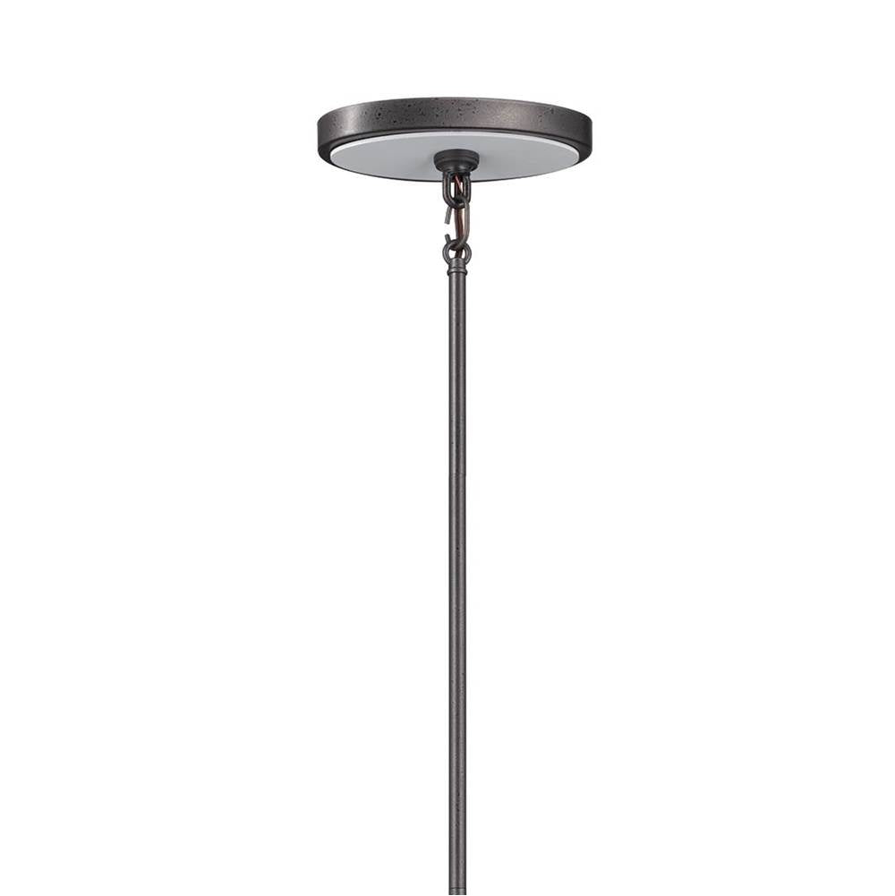 Kichler Lighting 52457AVI Anvil Iron Oval Chandelier 8lt Image 3