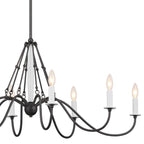 Kichler Lighting 52457AVI Anvil Iron Oval Chandelier 8lt Image 4