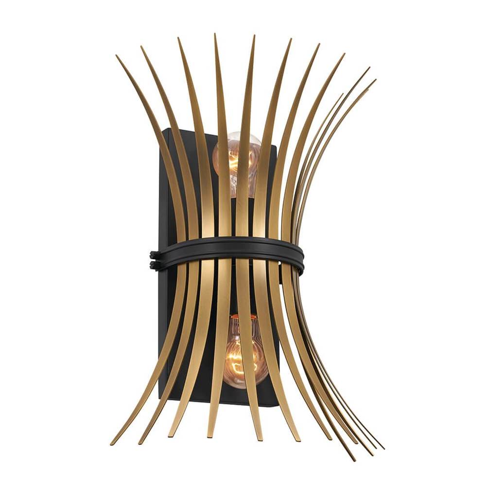 Kichler Lighting 52461BK Black Wall Sconce 2lt Image 1