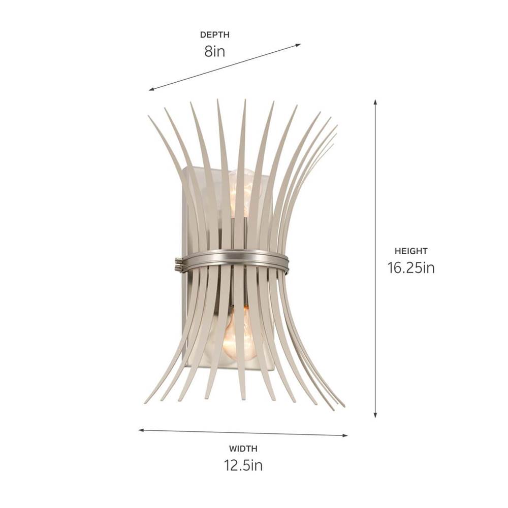 Kichler Lighting Baile Wall Sconce 2lt