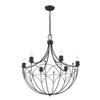 Kichler Lighting 52462BKT Textured Black Chandelier 6lt Image 1