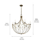 Kichler Lighting Topiary Chandelier 6lt