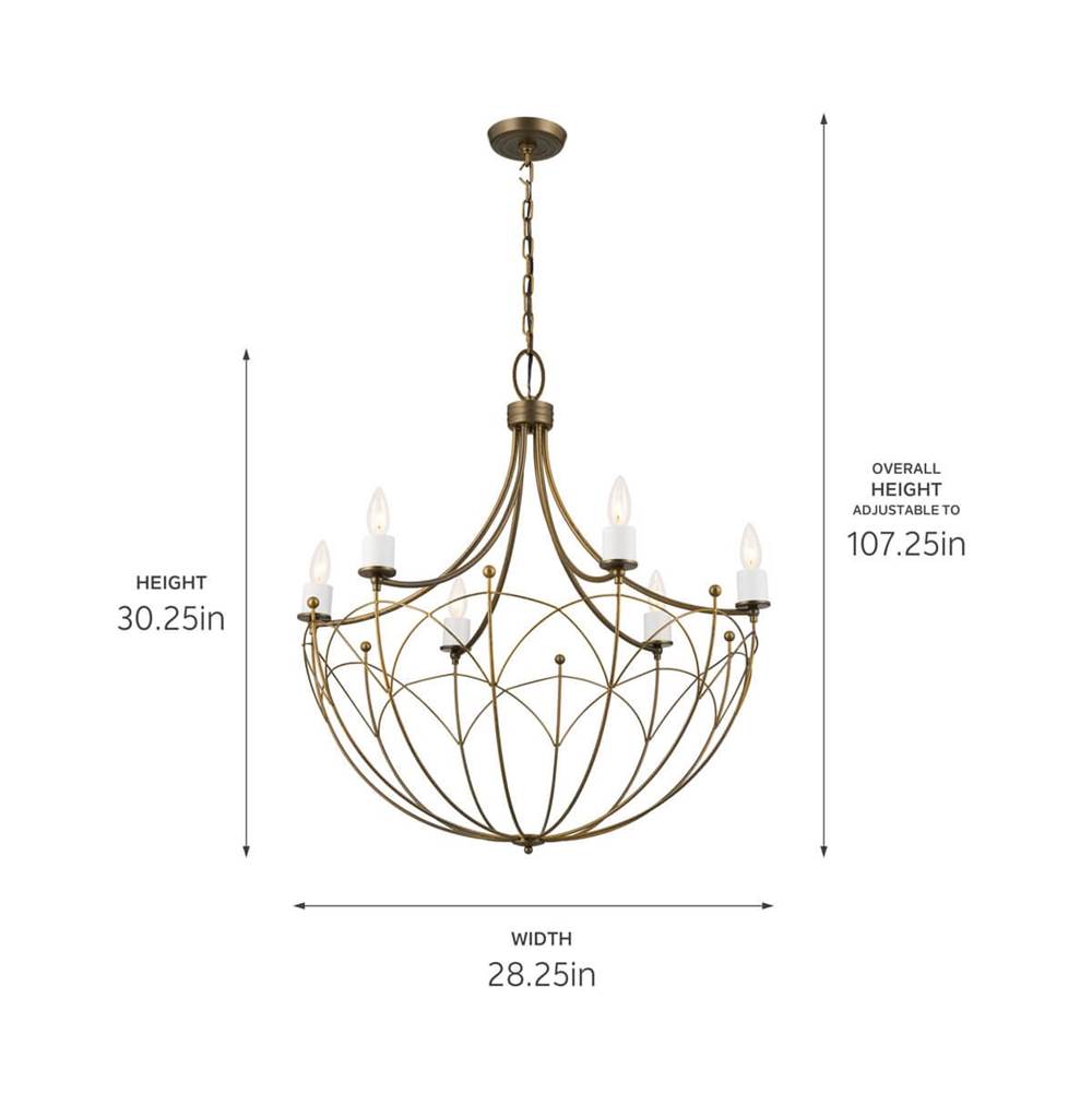 Kichler Lighting Topiary Chandelier 6lt