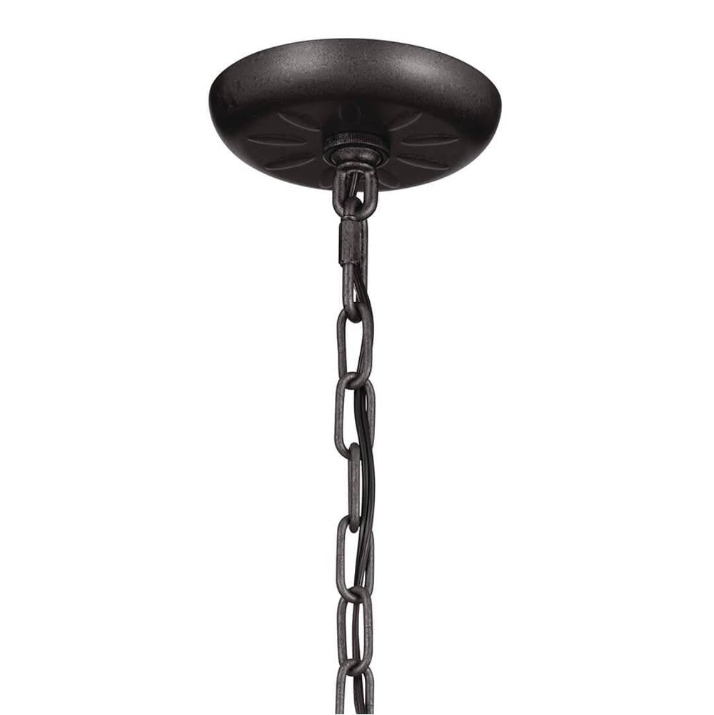 Kichler Lighting 52465AVI Anvil Iron Chandelier/semi Flush 3lt Image 3