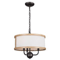 Kichler Lighting 52465AVI Anvil Iron Chandelier/semi Flush 3lt Image 1