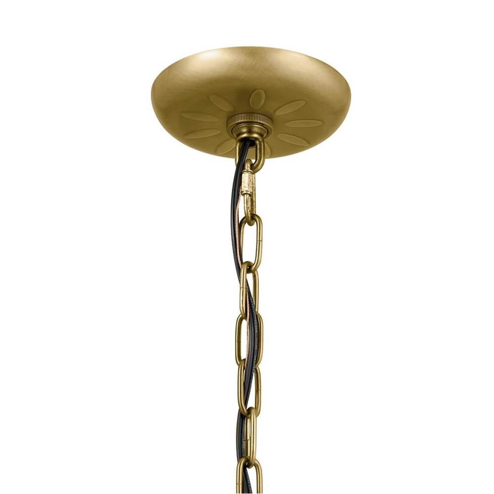 Kichler Lighting 52465NBR Natural Brass Chandelier/semi Flush 3lt Image 3