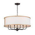 Kichler Lighting 52466AVI Anvil Iron Chandelier 6lt Image 1