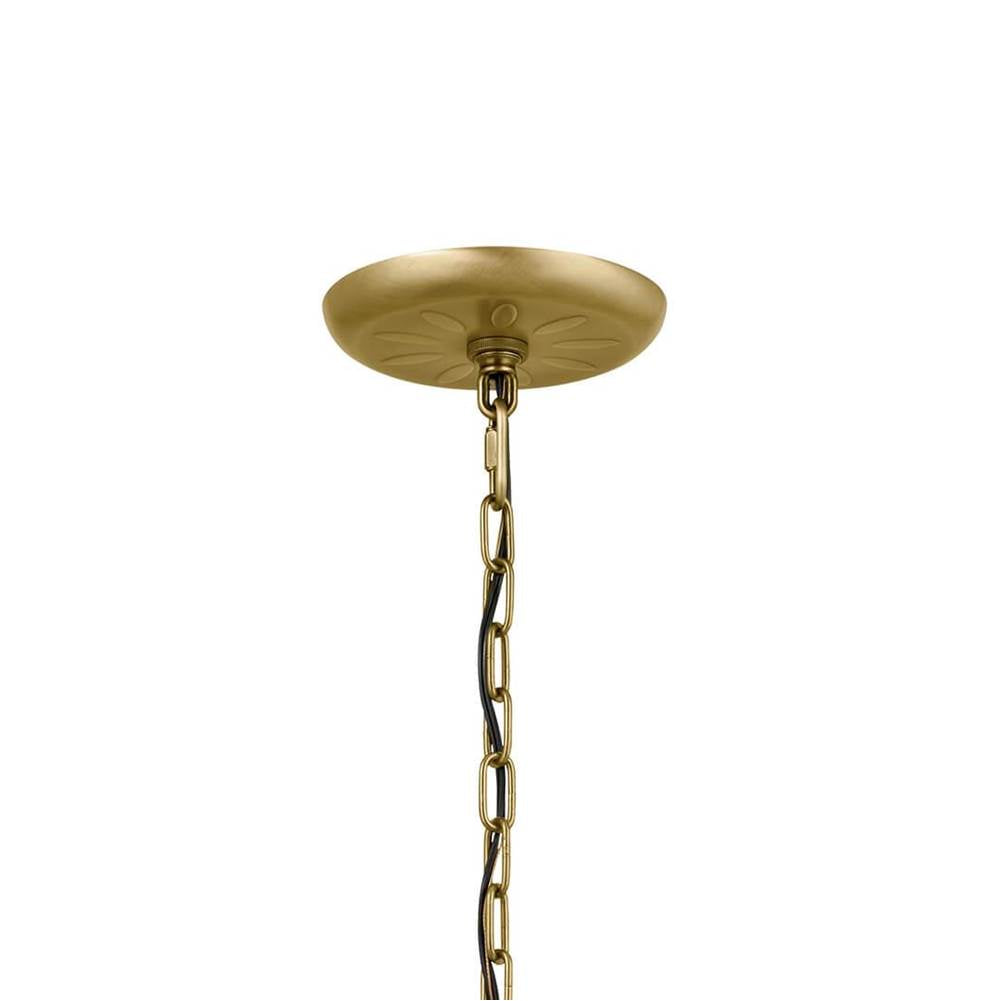 Kichler Lighting 52466NBR Natural Brass Chandelier 6lt Image 3