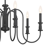 Kichler Lighting 52470BK Black Chandelier 6lt Image 5