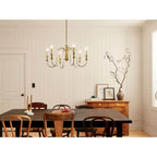 Kichler Lighting 52470NBR Natural Brass Chandelier 6lt Image 2