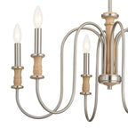 Kichler Lighting 52470NI Brushed Nickel Chandelier 6lt Image 4