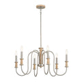 Kichler Lighting 52470NI Brushed Nickel Chandelier 6lt Image 1
