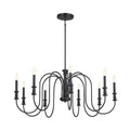 Kichler Lighting 52471BK Black Chandelier 9lt Image 1