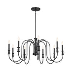 Kichler Lighting 52471BK Black Chandelier 9lt Image 1