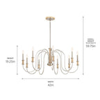 Kichler Lighting 52471NI Brushed Nickel Chandelier 9lt Image 3