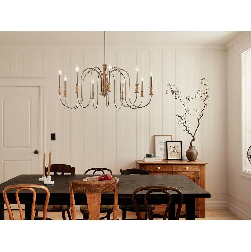 Kichler Lighting 52471NI Brushed Nickel Chandelier 9lt Image 2