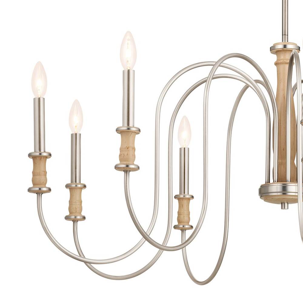 Kichler Lighting 52471NI Brushed Nickel Chandelier 9lt Image 5