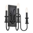Kichler Lighting 52473BK Black Wall Sconce 3lt Image 1