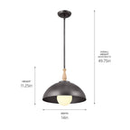 Kichler Lighting 52476AVI Anvil Iron Pendant 1lt Image 2