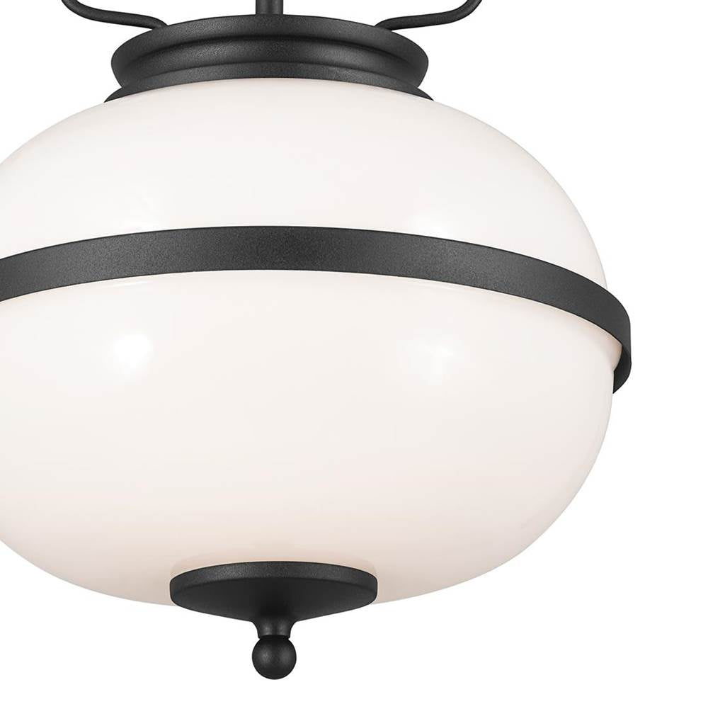 Kichler Lighting 52478BKT Textured Black Pendant 2lt Image 4