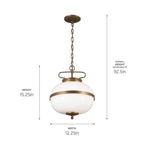 Kichler Lighting 52478CHZ Champagne Bronze Pendant 2lt Image 2