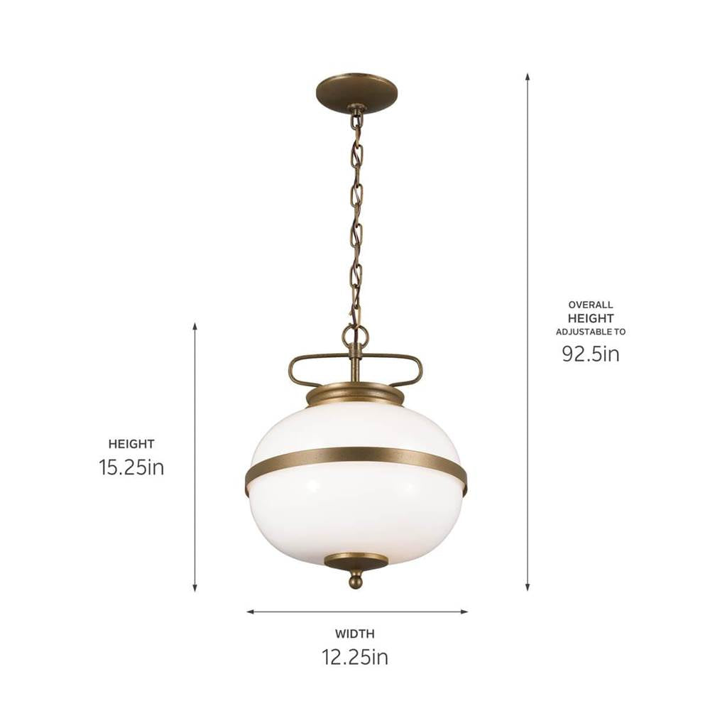 Kichler Lighting 52478CHZ Champagne Bronze Pendant 2lt Image 2