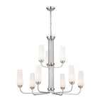 Kichler Lighting Truby 34'' 9 Light 2-tier Chandelier Black