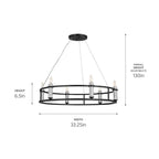 Kichler Lighting Rosalind Chandelier 6lt