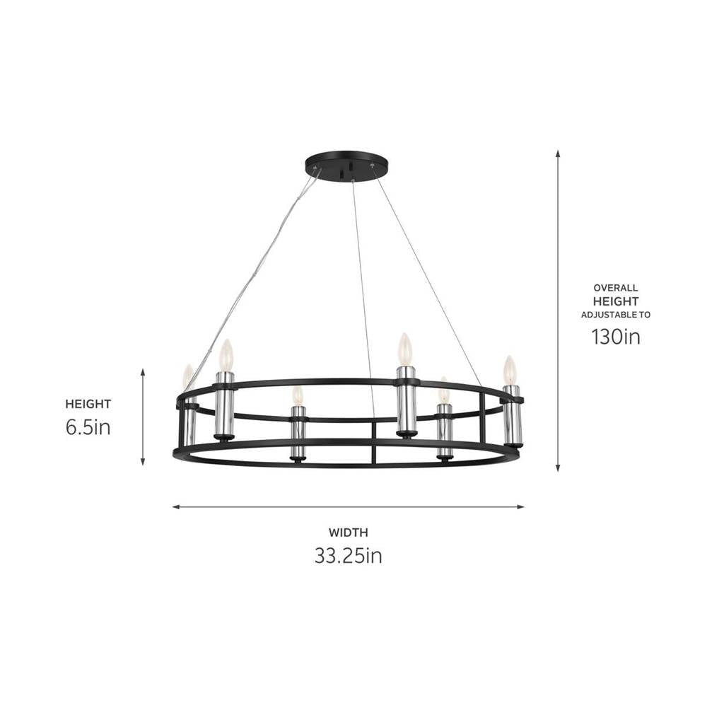 Kichler Lighting Rosalind Chandelier 6lt
