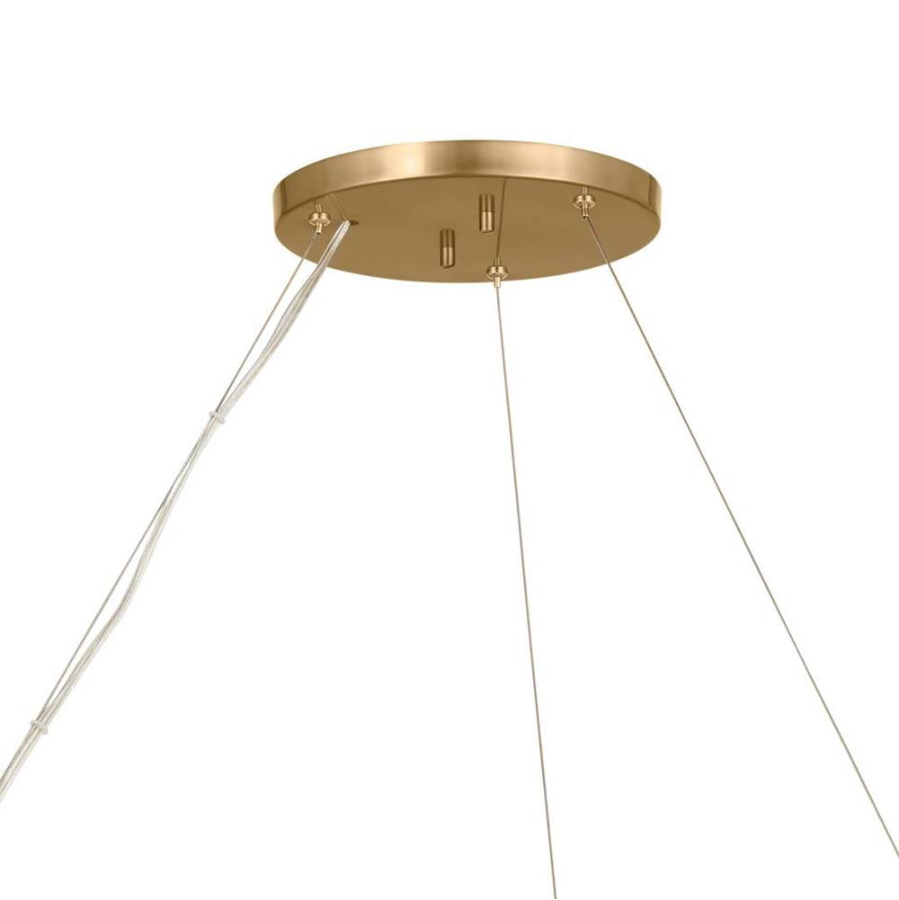 Kichler Lighting 52490BNB Brushed Natural Brass Chandelier 6lt Image 2