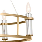 Kichler Lighting 52490BNB Brushed Natural Brass Chandelier 6lt Image 4