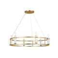 Kichler Lighting 52490BNB Brushed Natural Brass Chandelier 6lt Image 1