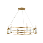 Kichler Lighting 52490BNB Brushed Natural Brass Chandelier 6lt Image 1