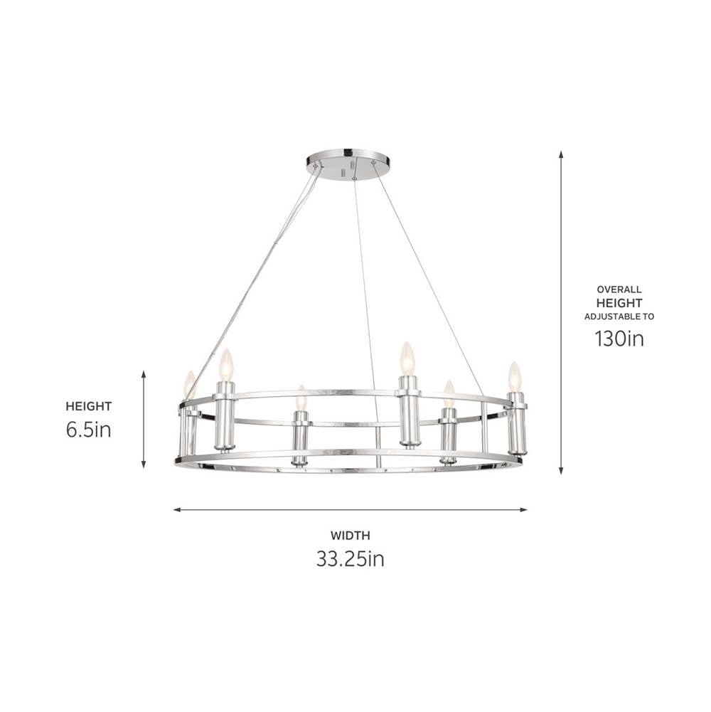 Kichler Lighting Rosalind Chandelier 6lt