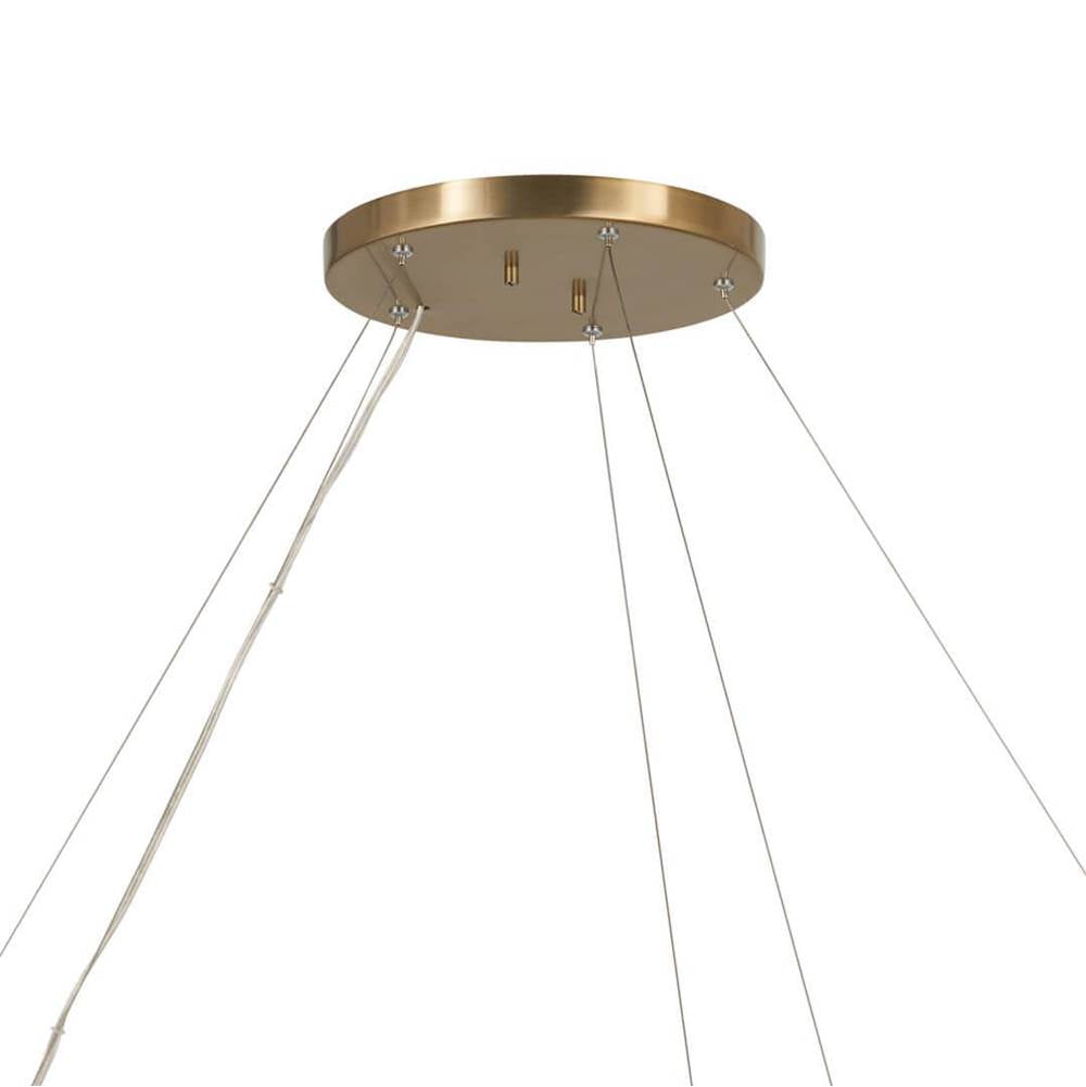 Kichler Lighting 52491BNB Brushed Natural Brass Chandelier 10lt Image 2