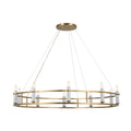 Kichler Lighting 52491BNB Brushed Natural Brass Chandelier 10lt Image 1