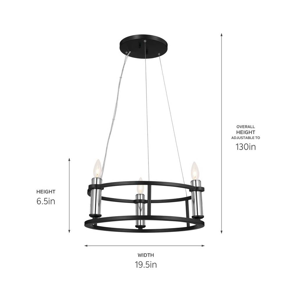 Kichler Lighting Rosalind Mini Chandelier 3lt
