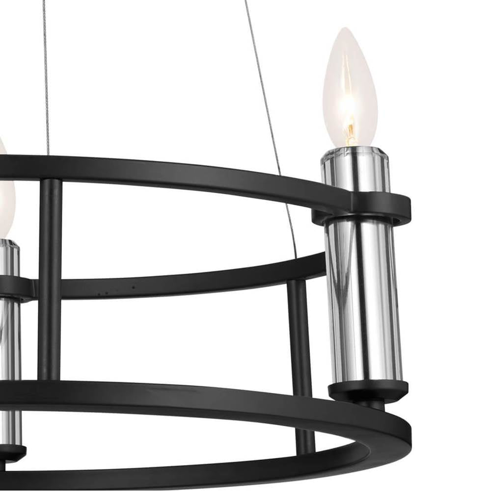 Kichler Lighting 52493BK Black Mini Chandelier 3lt Image 4