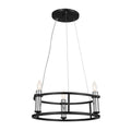 Kichler Lighting 52493BK Black Mini Chandelier 3lt Image 1
