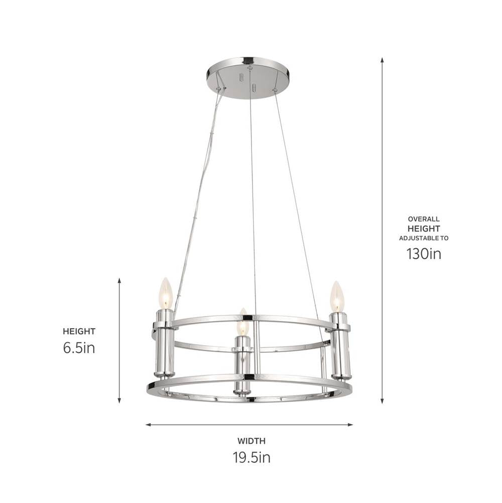 Kichler Lighting Rosalind Mini Chandelier 3lt