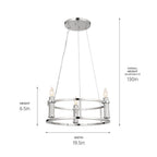 Kichler Lighting Rosalind Mini Chandelier 3lt