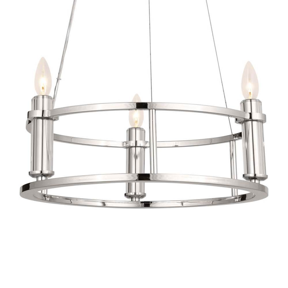 Kichler Lighting 52493PN Polished Nickel Mini Chandelier 3lt Image 3