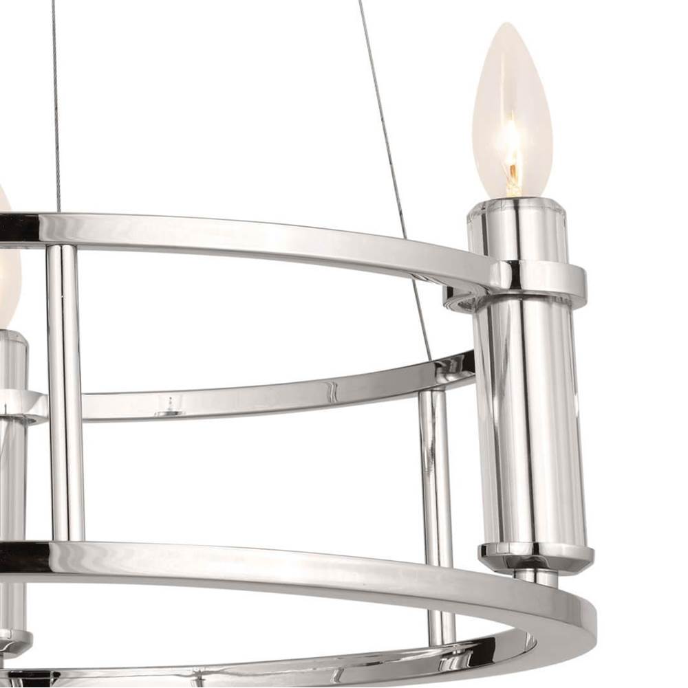 Kichler Lighting 52493PN Polished Nickel Mini Chandelier 3lt Image 4