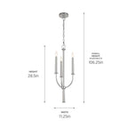 Kichler Lighting Florence Mini Chandelier 3lt
