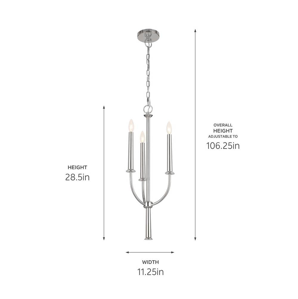 Kichler Lighting Florence Mini Chandelier 3lt