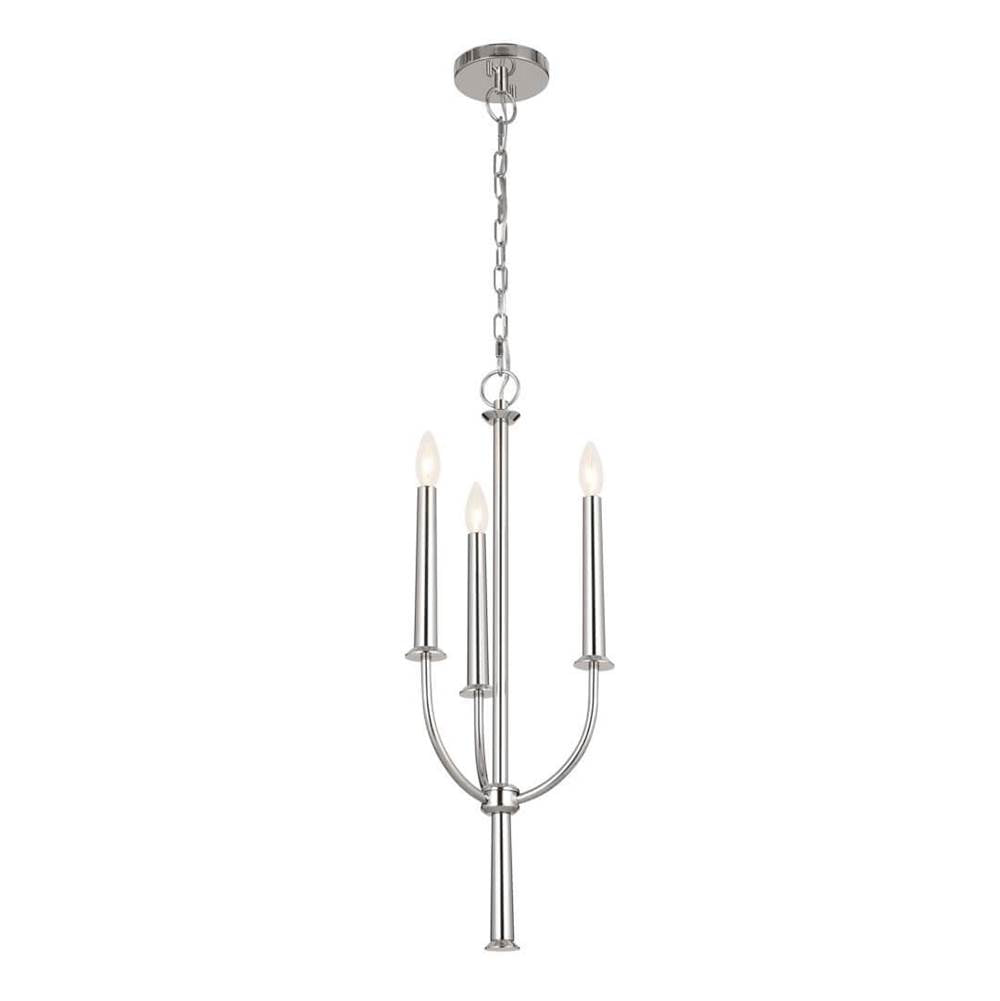 Kichler Lighting 52496PN Polished Nickel Mini Chandelier 3lt Image 1